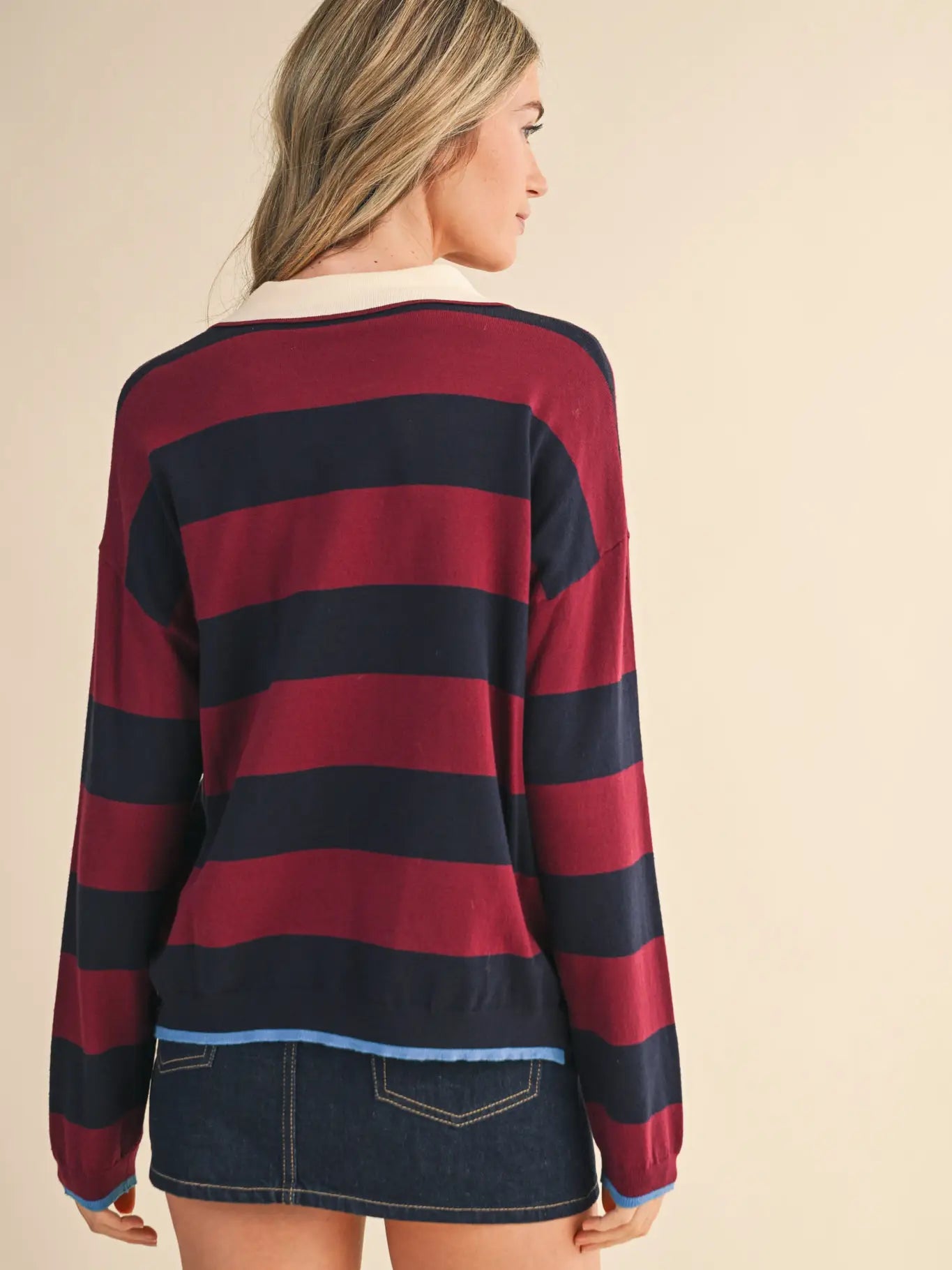 Striped Rugby Sweater