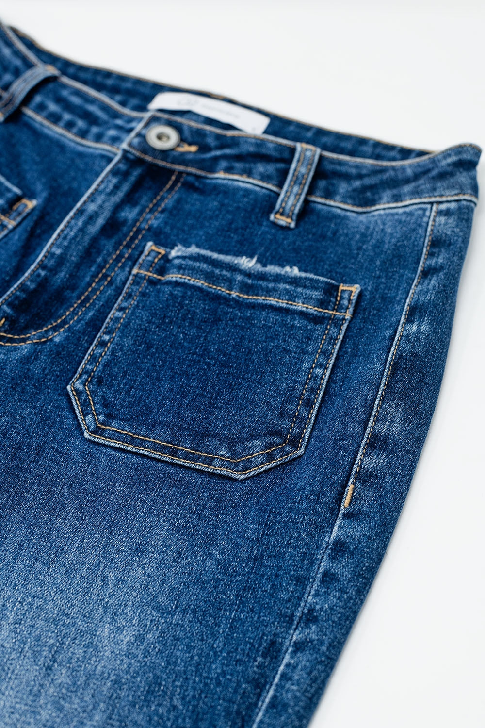 Flare Jeans w/ Front Pockets