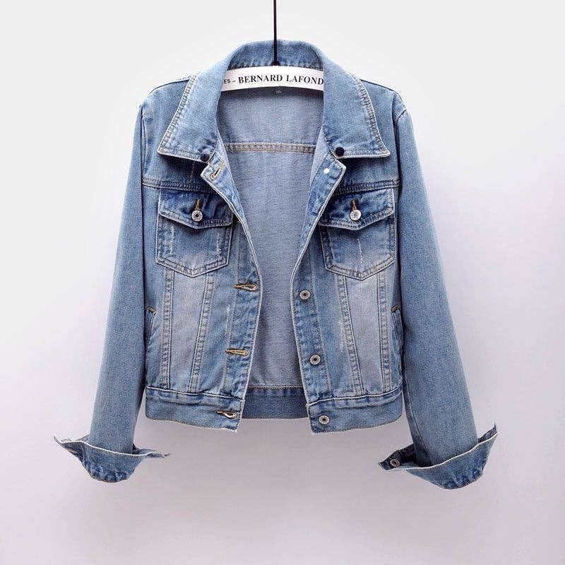 Hooded Denim Jacket