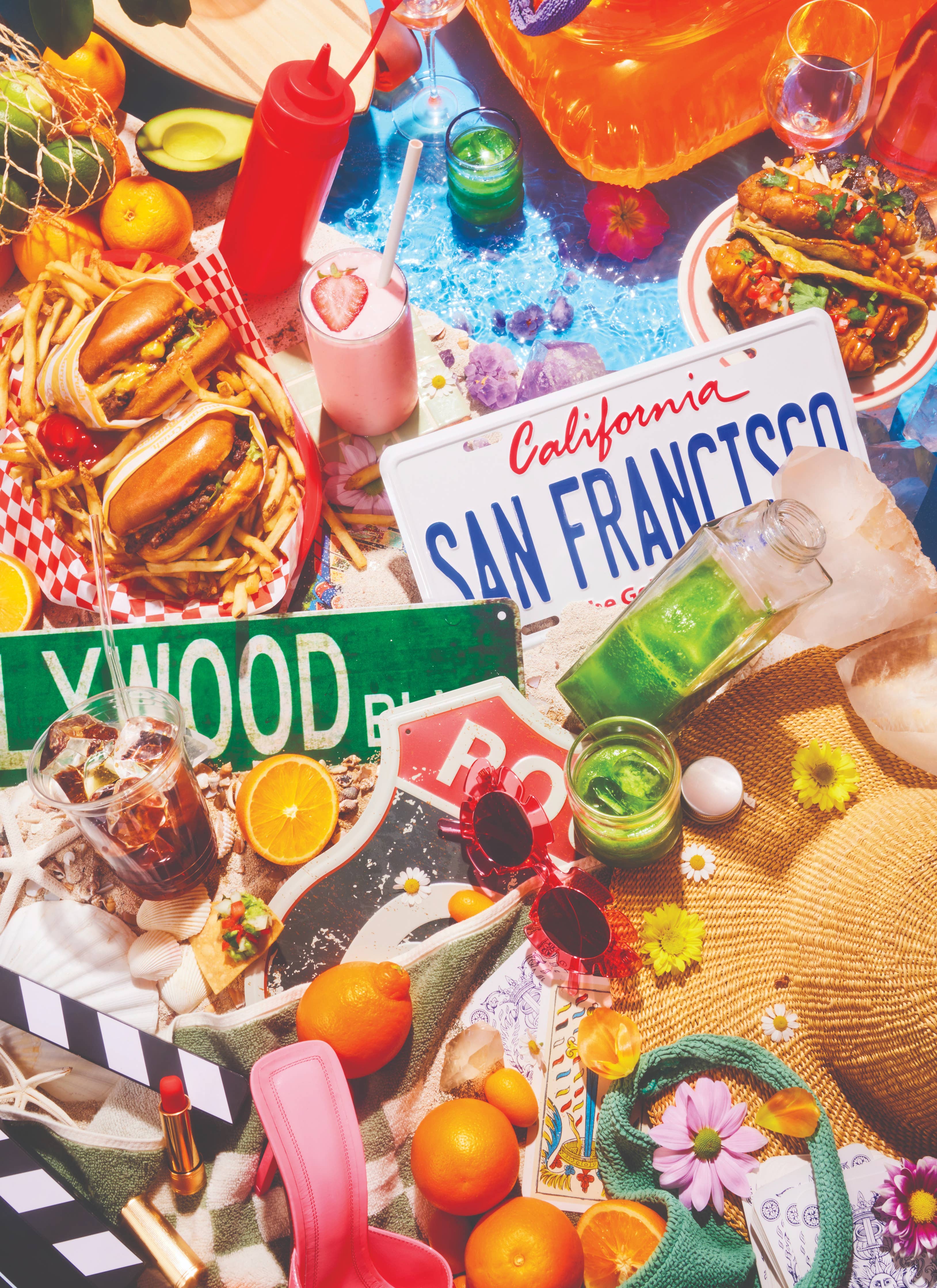 Piecework Puzzle I Love CA Jigsaw Puzzle front