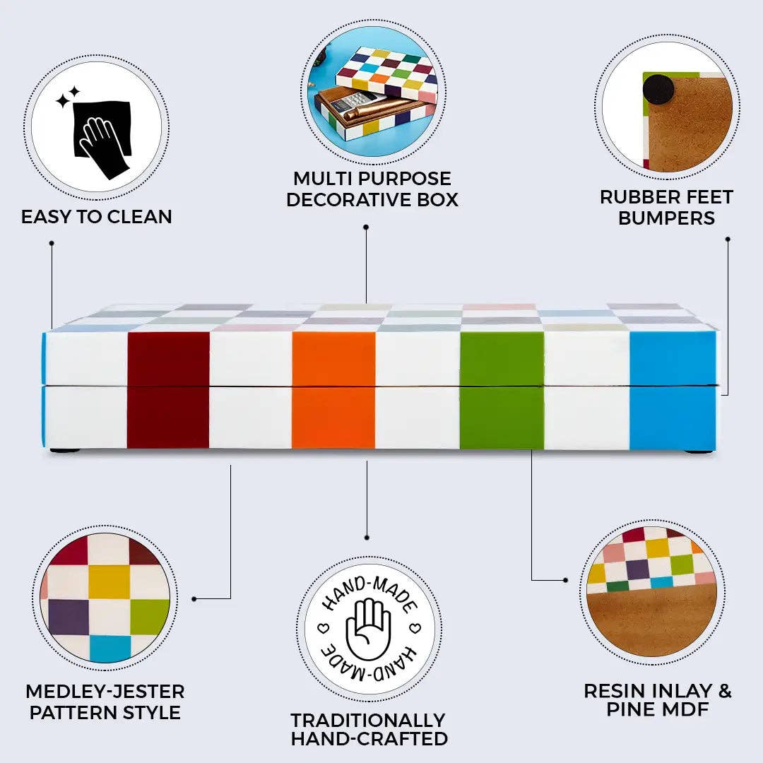 Colorful Geometric Decorative Box