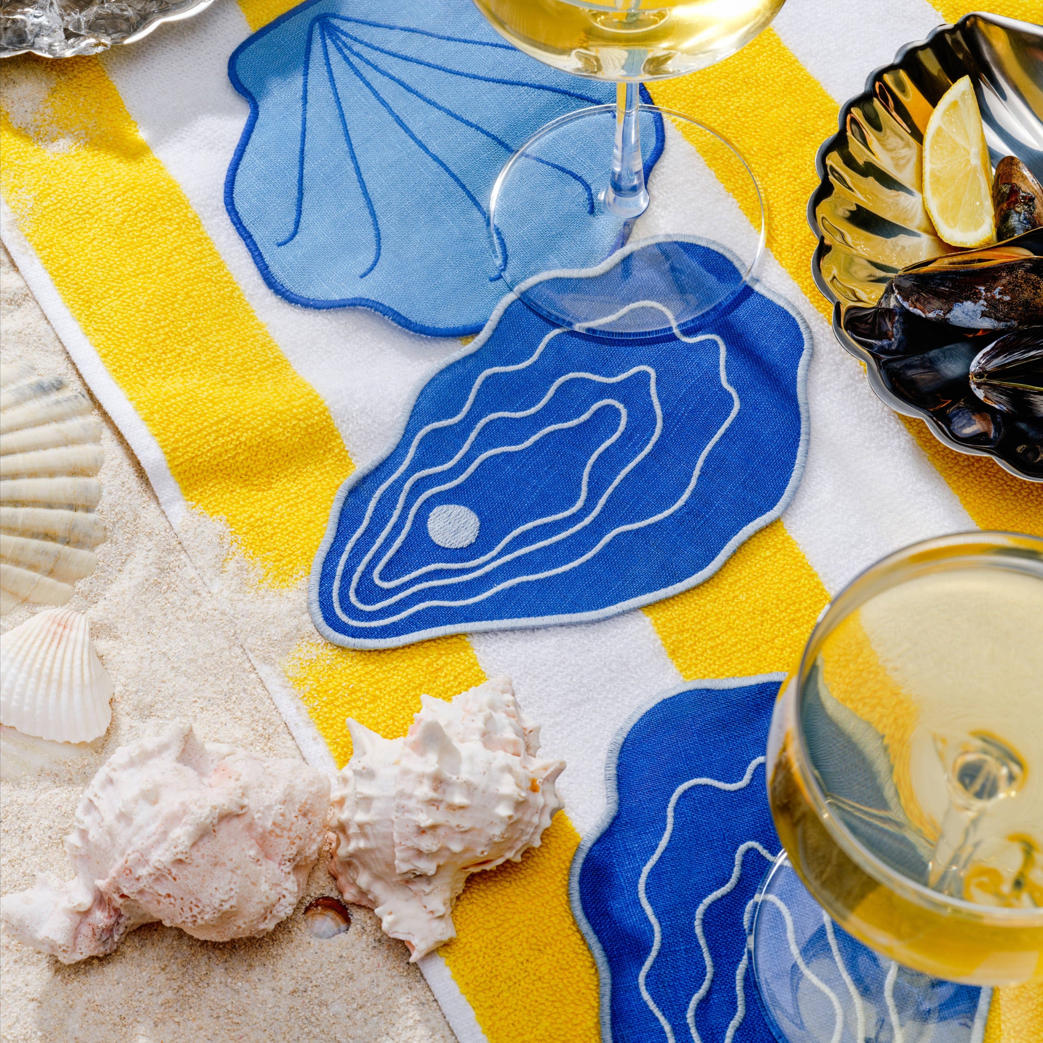 Shell Cocktail Napkins Set of 4