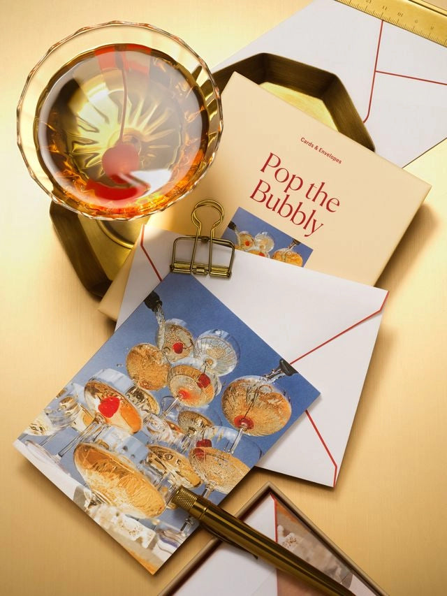 Pop the Bubbly Stationery Set