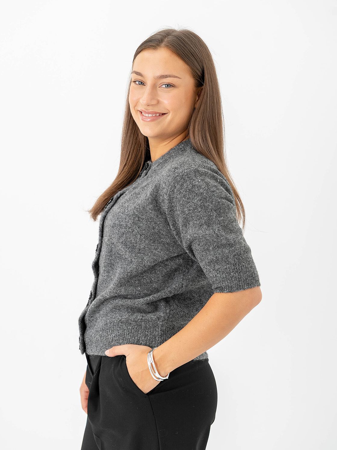 b. young Byomea Deco Cardigan