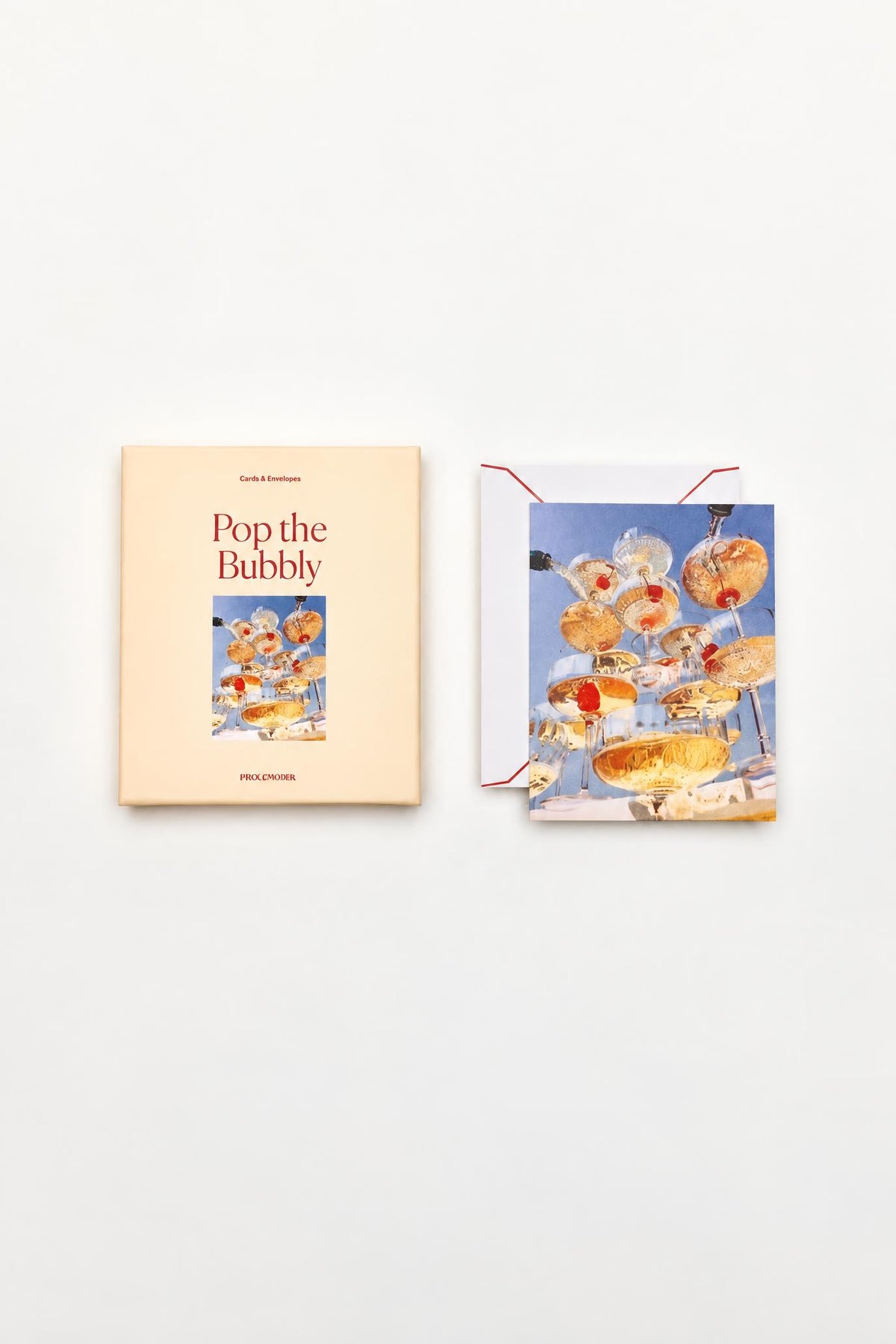 Pop the Bubbly Stationery Set
