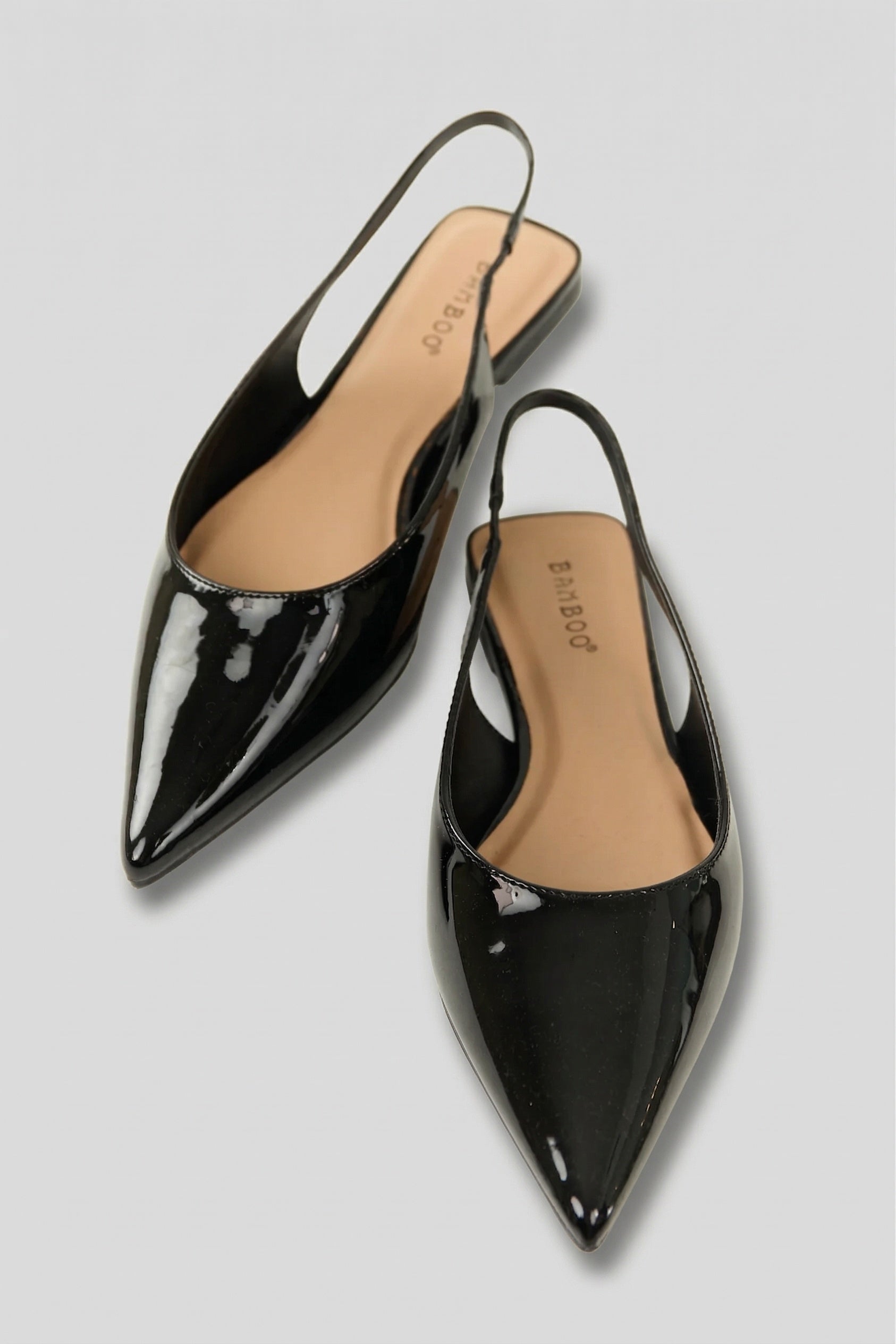 Pointed Toe Slingback Flats