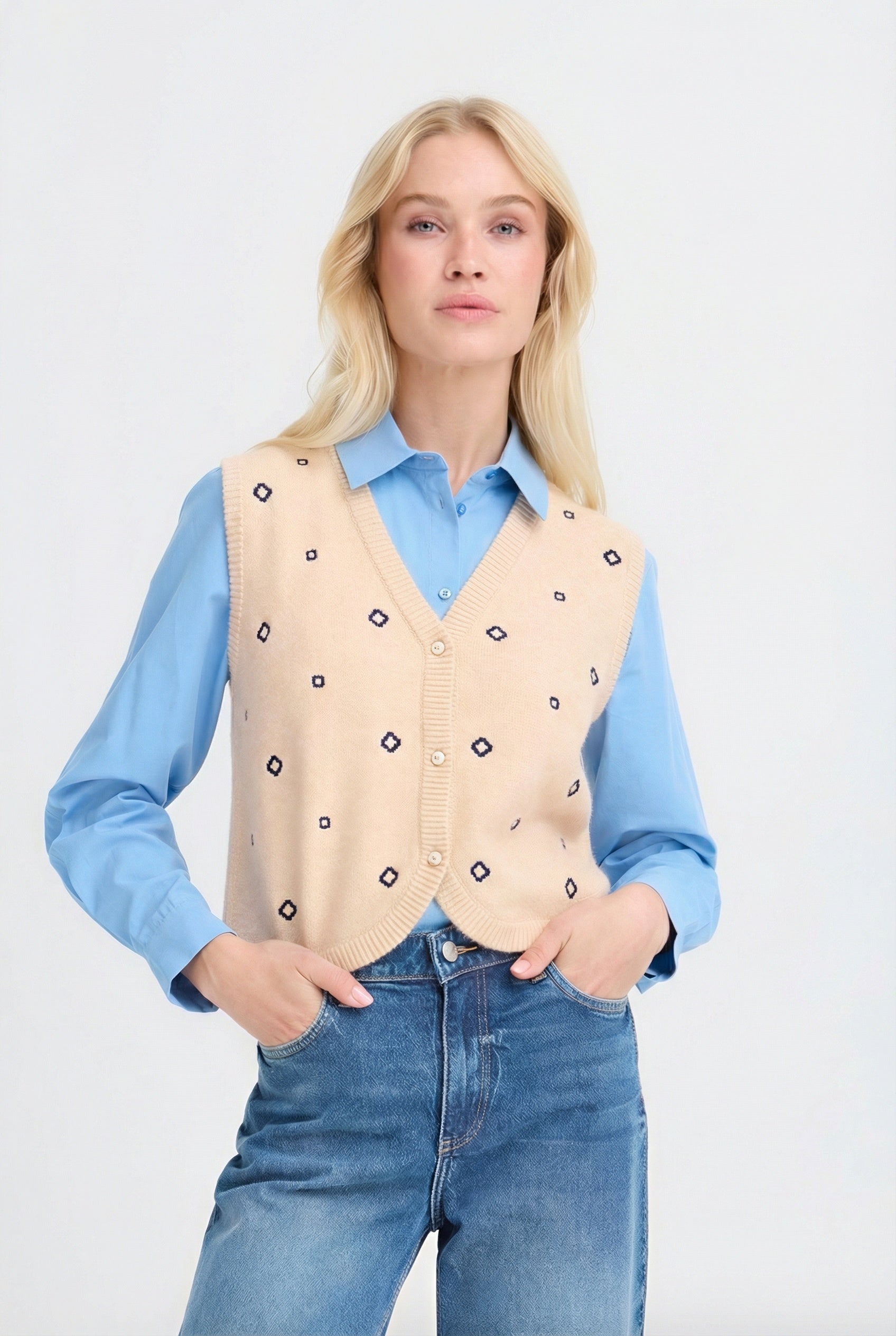 Bynadika Embroidered Vest