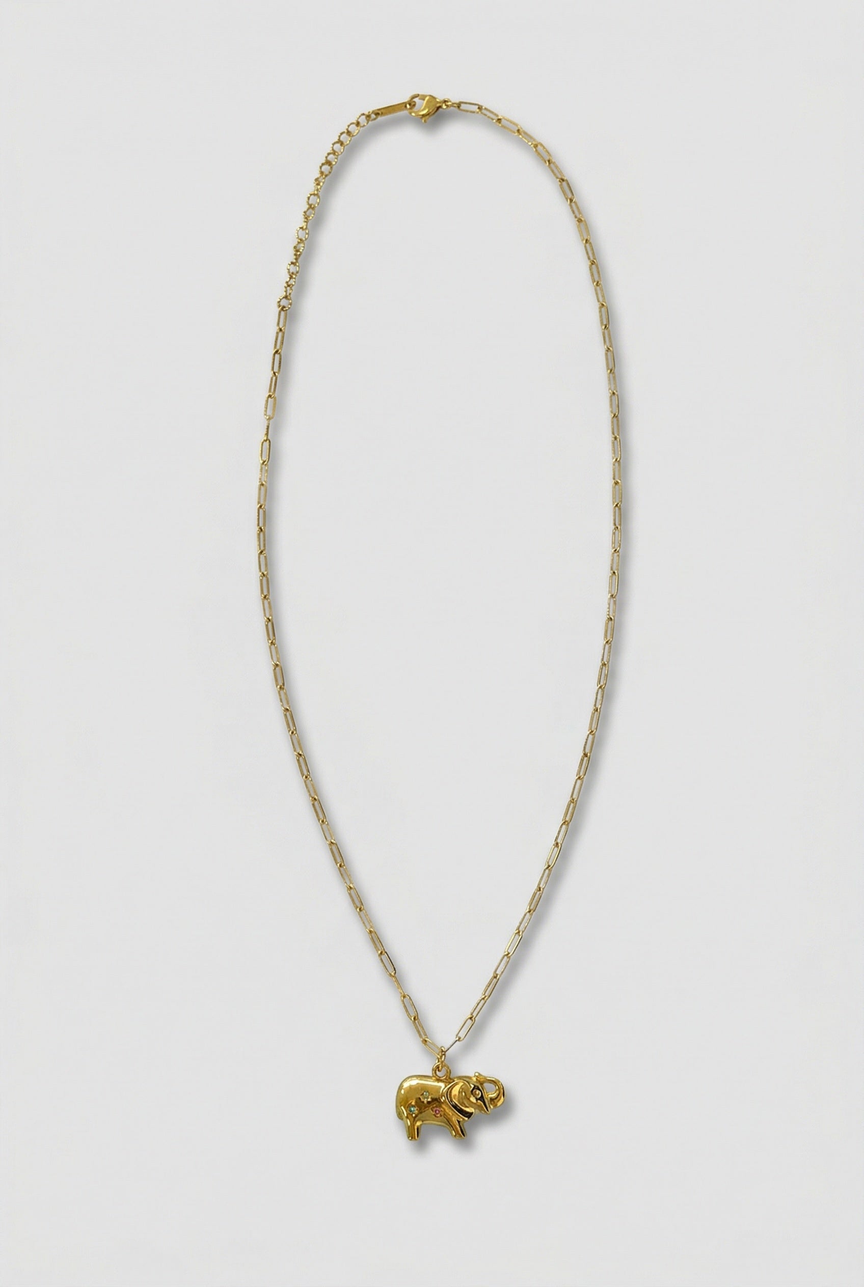 Bejeweled Elephant Necklace