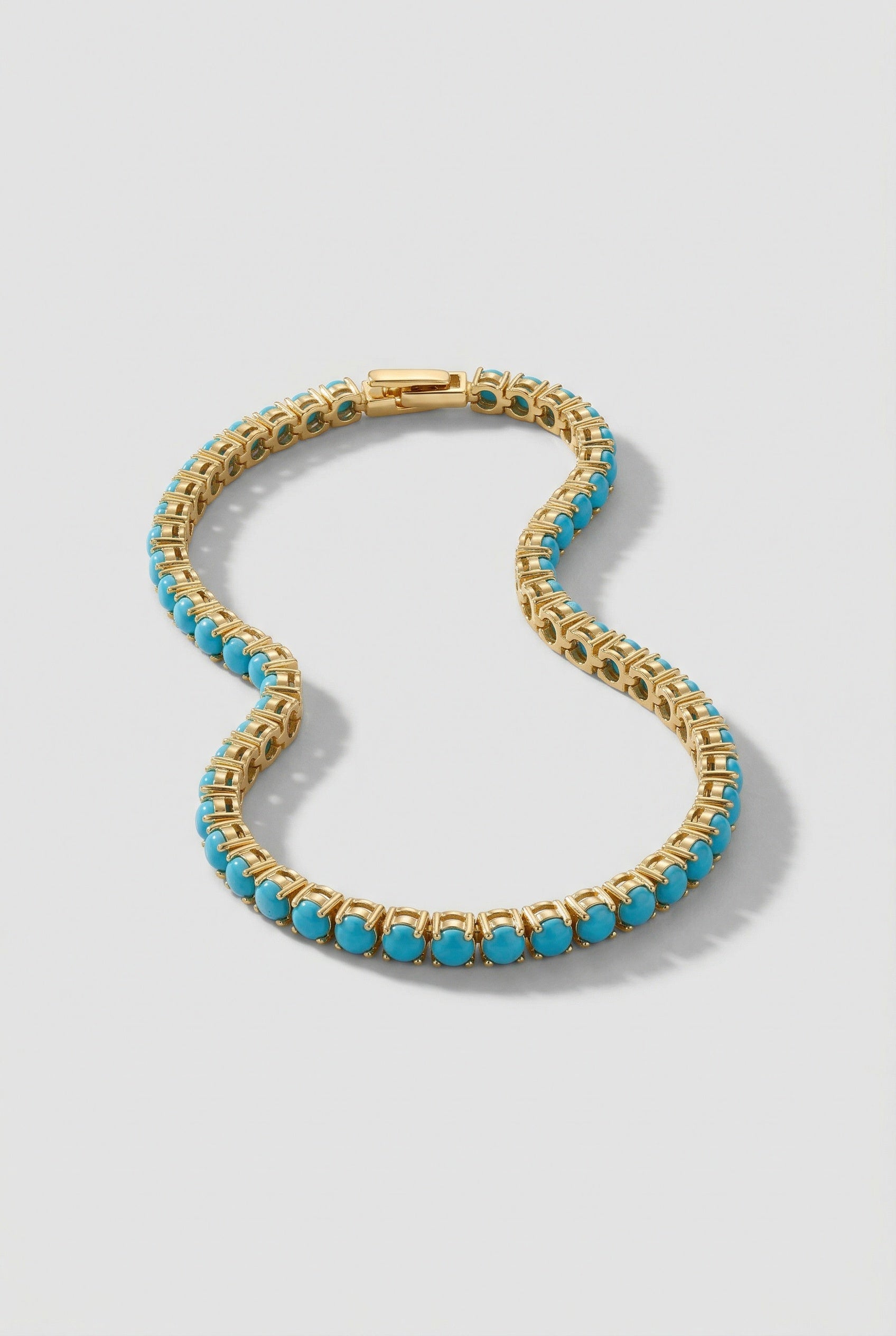 Turquoise Glow Tennis Bracelet