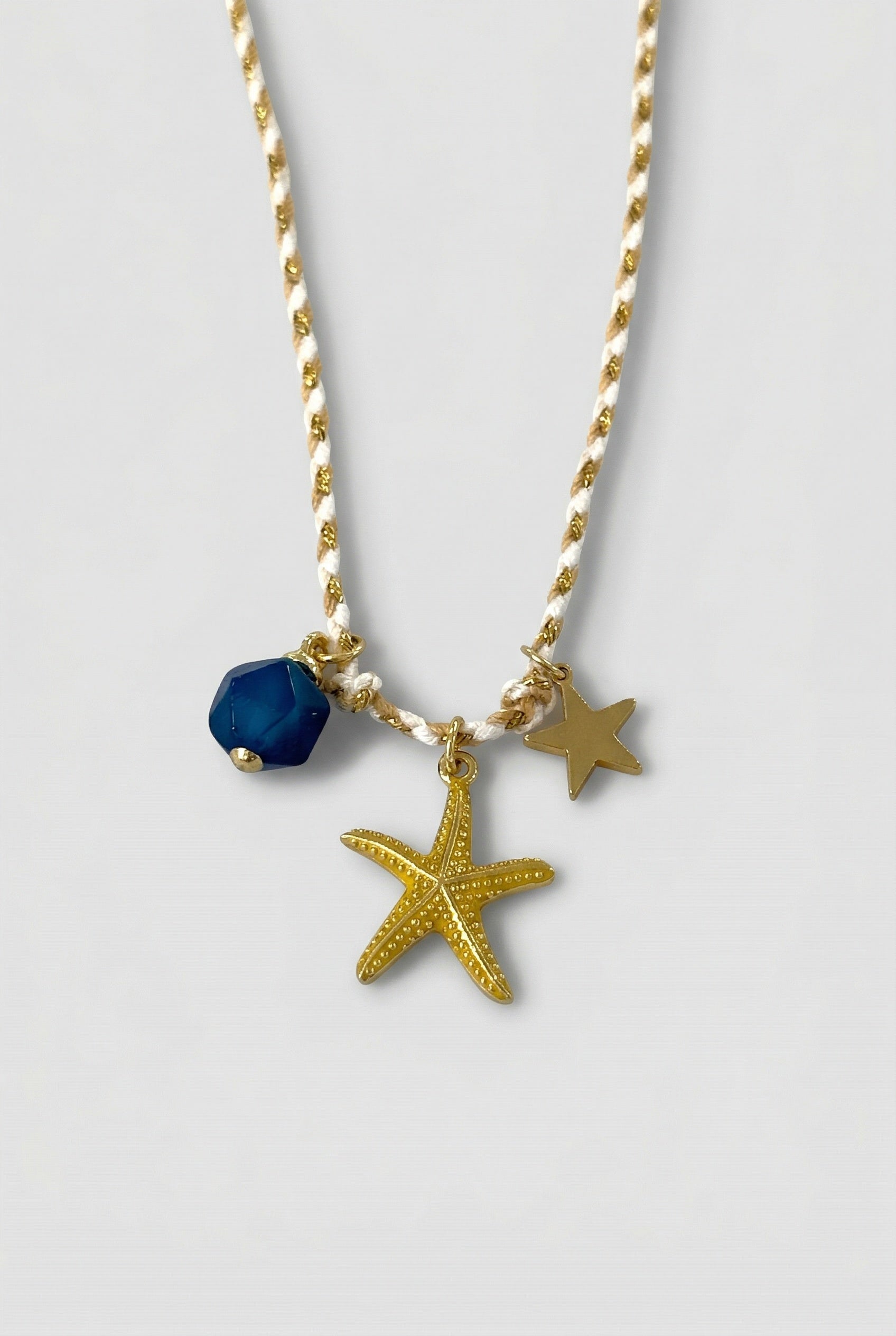 Azure Tides Charm Necklace
