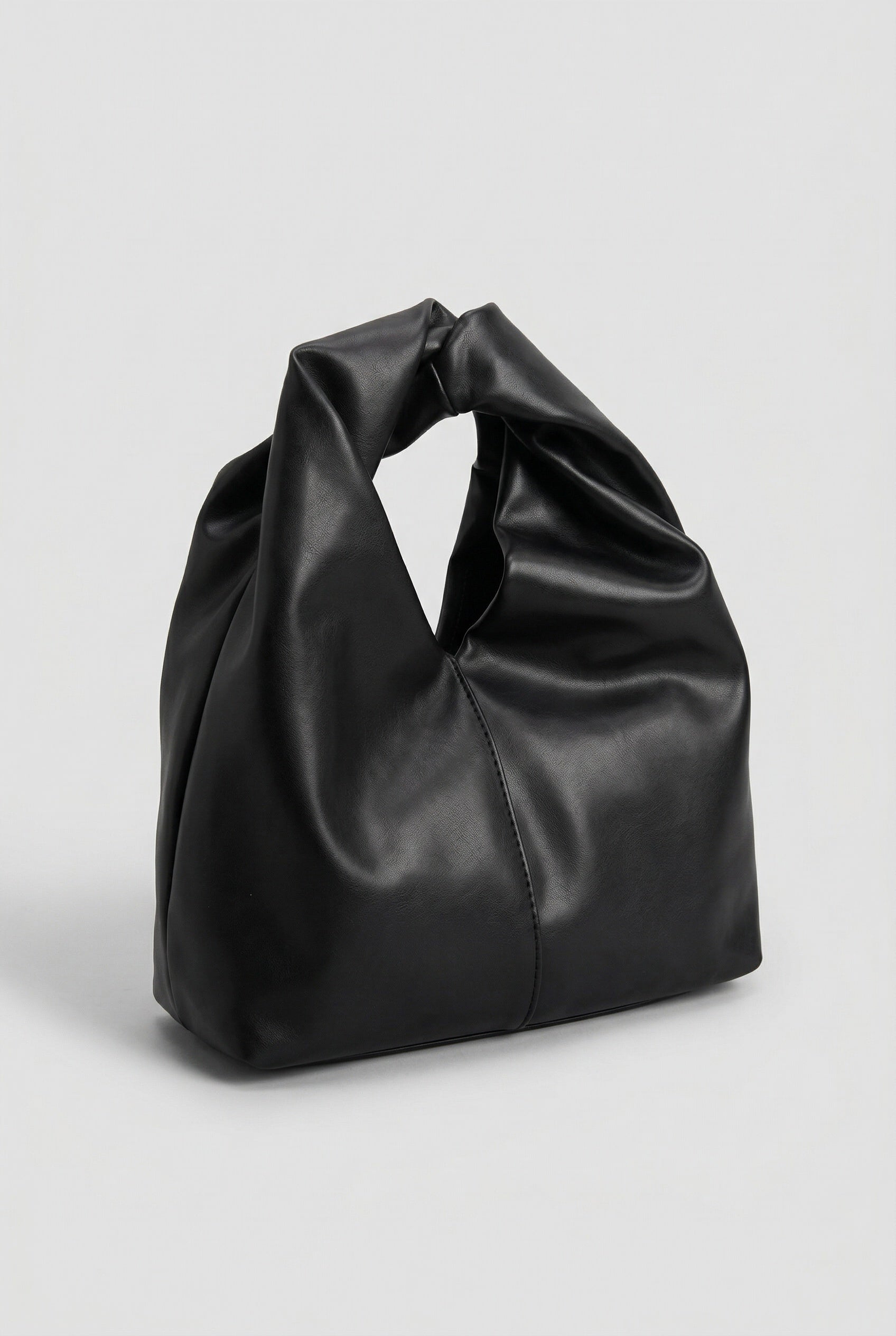 Twist Handle Hobo Bag