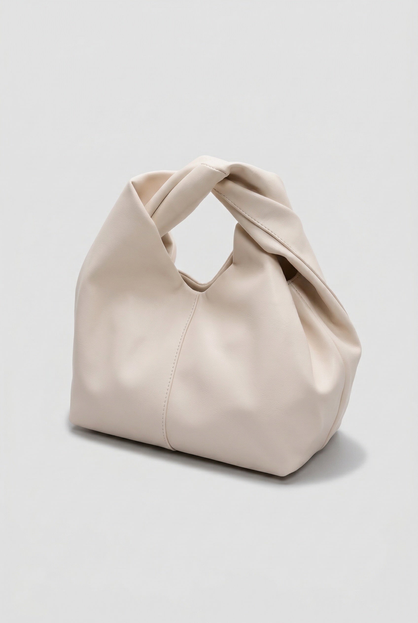Twist Handle Hobo Bag