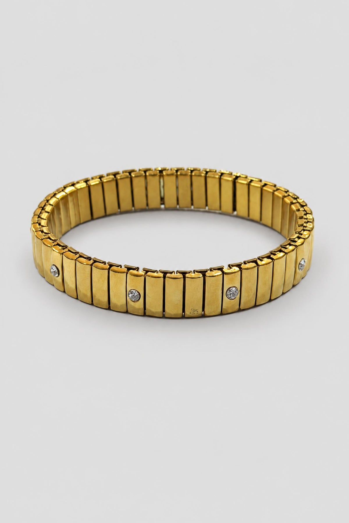 Crytal Studded Watch Band Bracelet