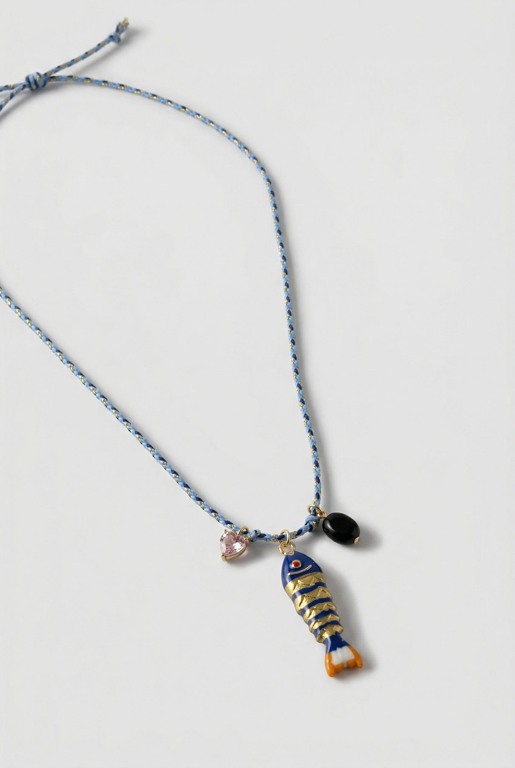 Azure Tides Charm Necklace