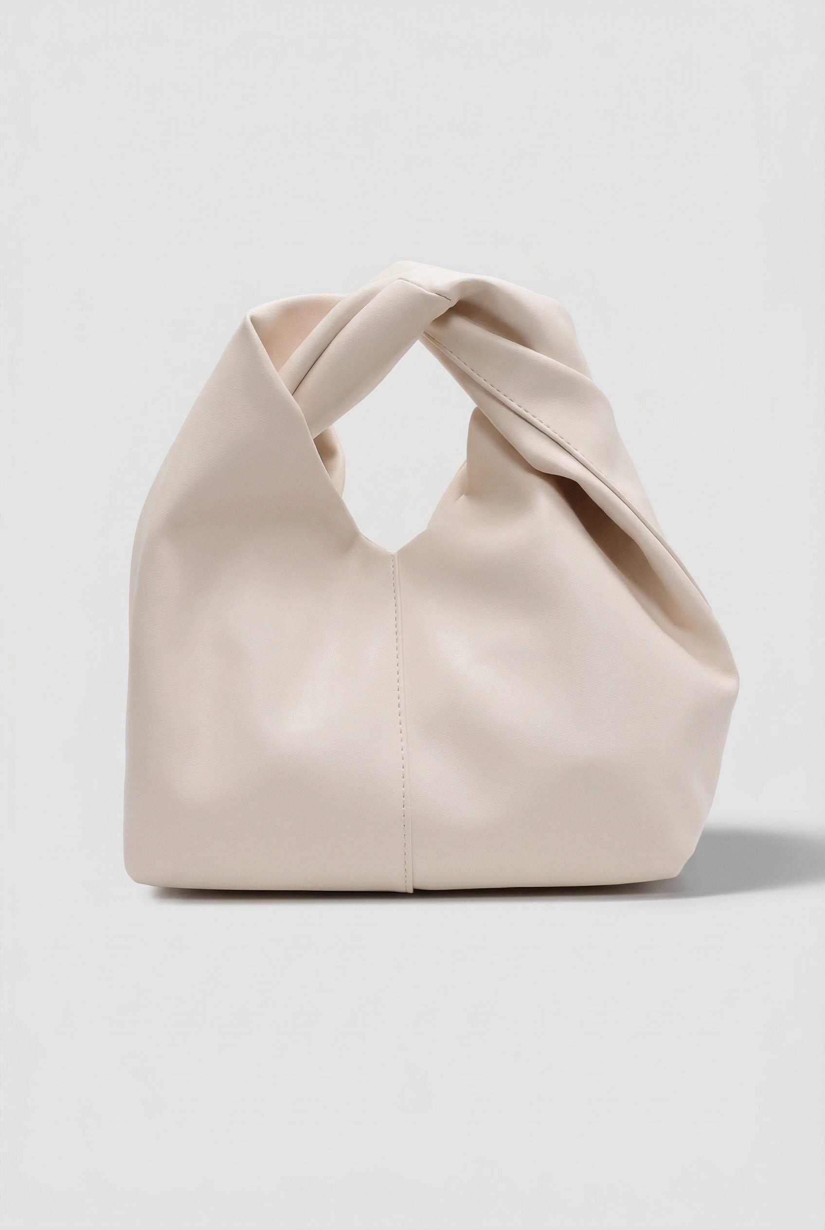 Twist Handle Hobo Bag
