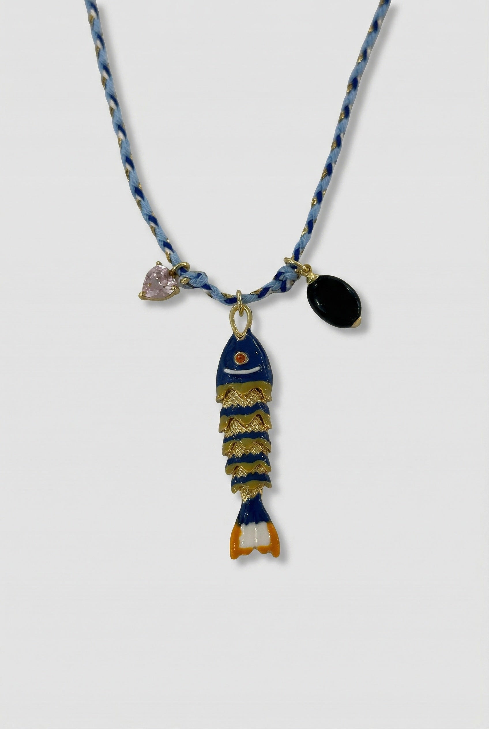 Azure Tides Charm Necklace