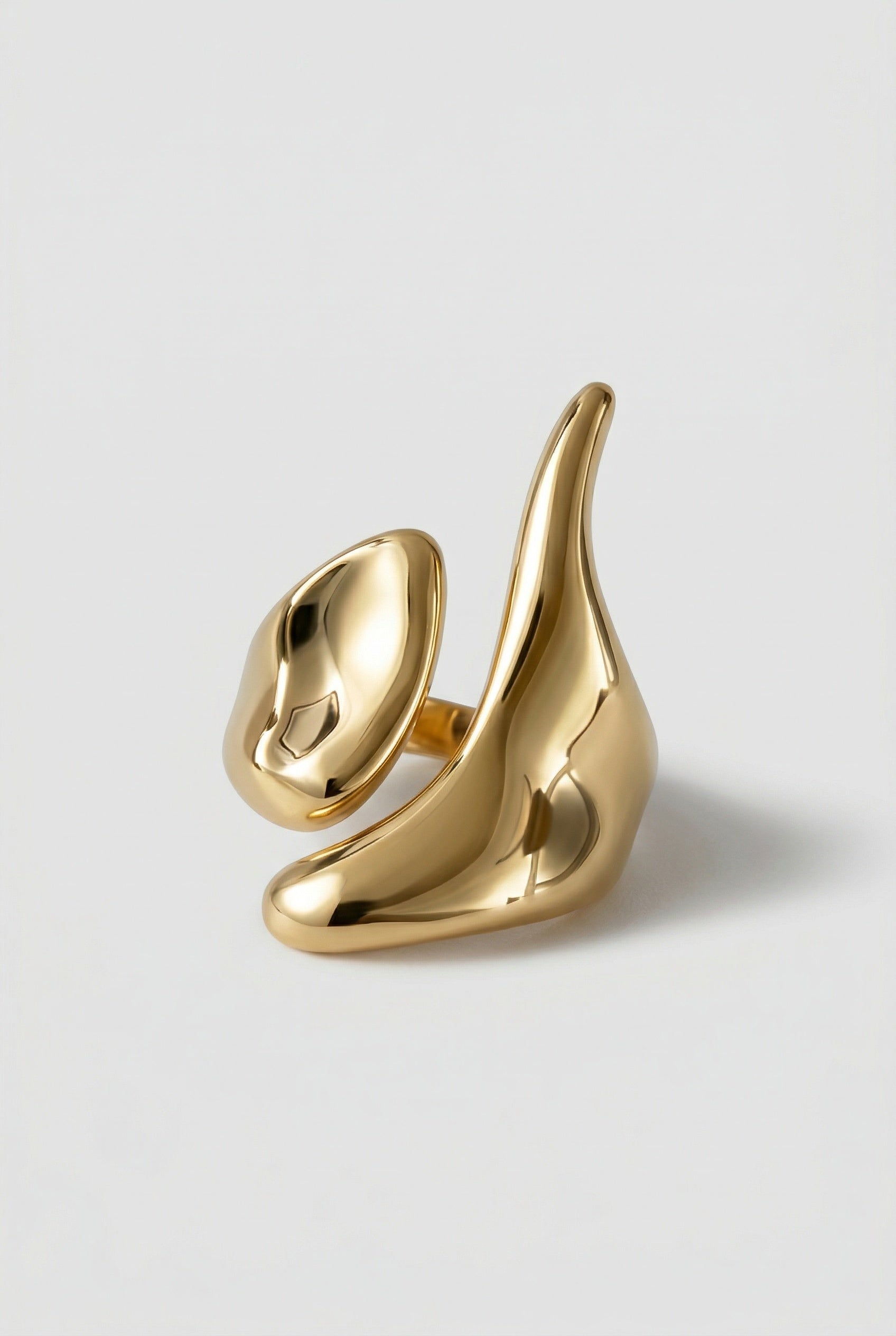 Sculpted Wave Ring