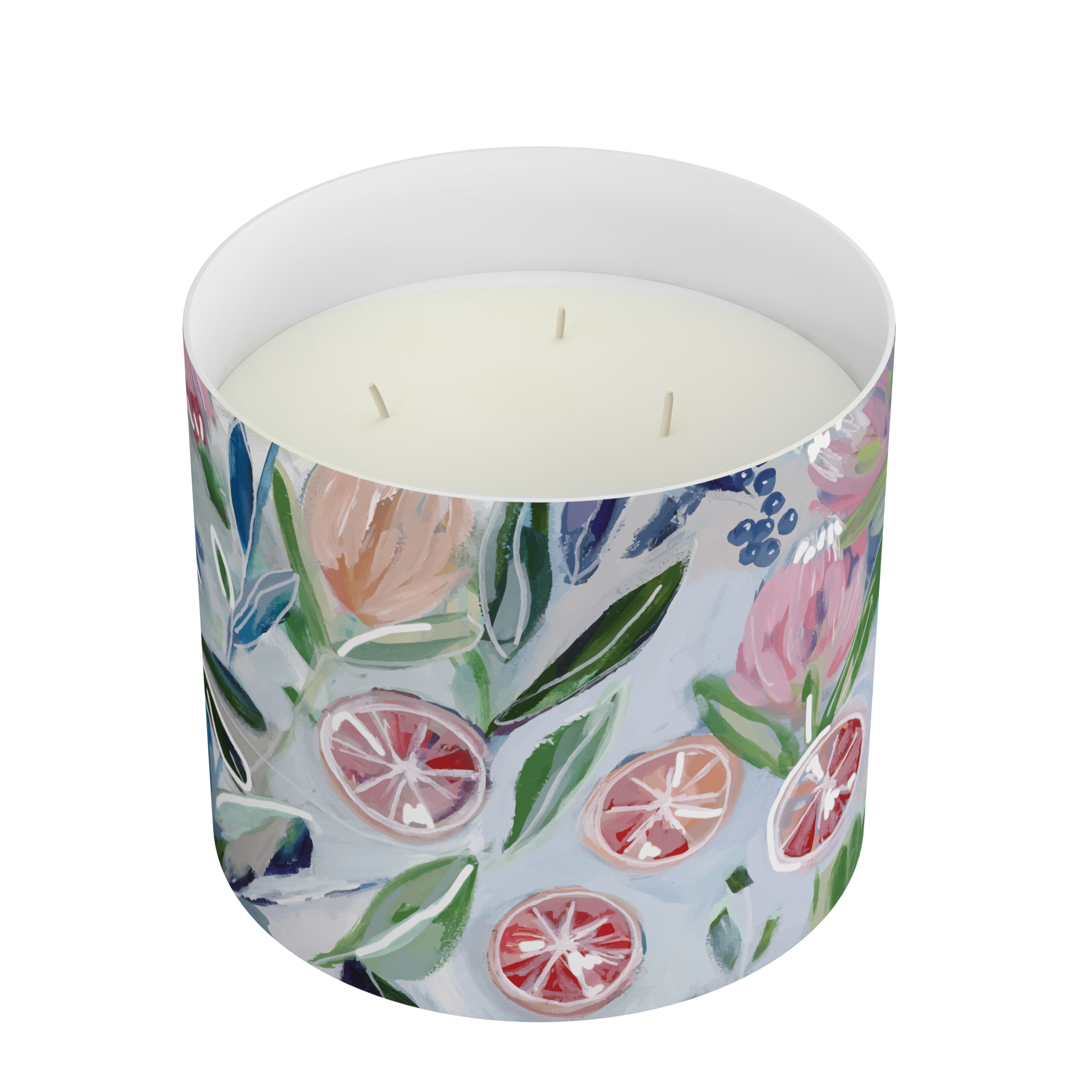 3-Wick Citrus Fleur Candle
