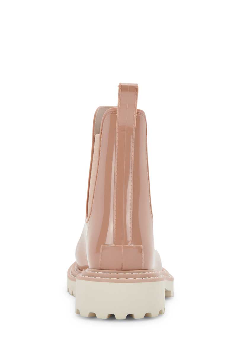Dolce Vita Stormy H2O Waterproof Chelsea Boot ROSE PATENT STELLA back | MILK MONEY milkmoney.co | cute shoes for women. ladies shoes. nice shoes for women. ladies shoes online. ladies footwear. womens shoes and boots. pretty shoes for women. beautiful shoes for women.
