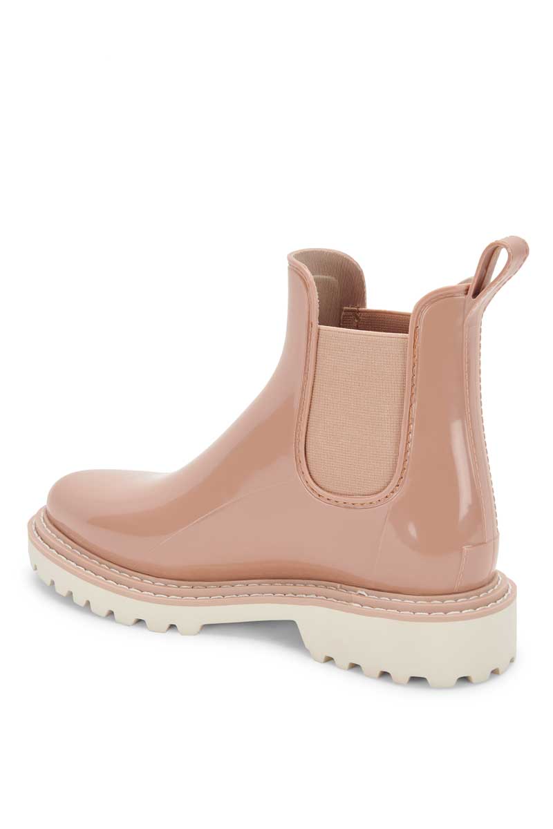 Dolce Vita Stormy H2O Waterproof Chelsea Boot ROSE PATENT STELLA side back | MILK MONEY milkmoney.co | cute shoes for women. ladies shoes. nice shoes for women. ladies shoes online. ladies footwear. womens shoes and boots. pretty shoes for women. beautiful shoes for women.