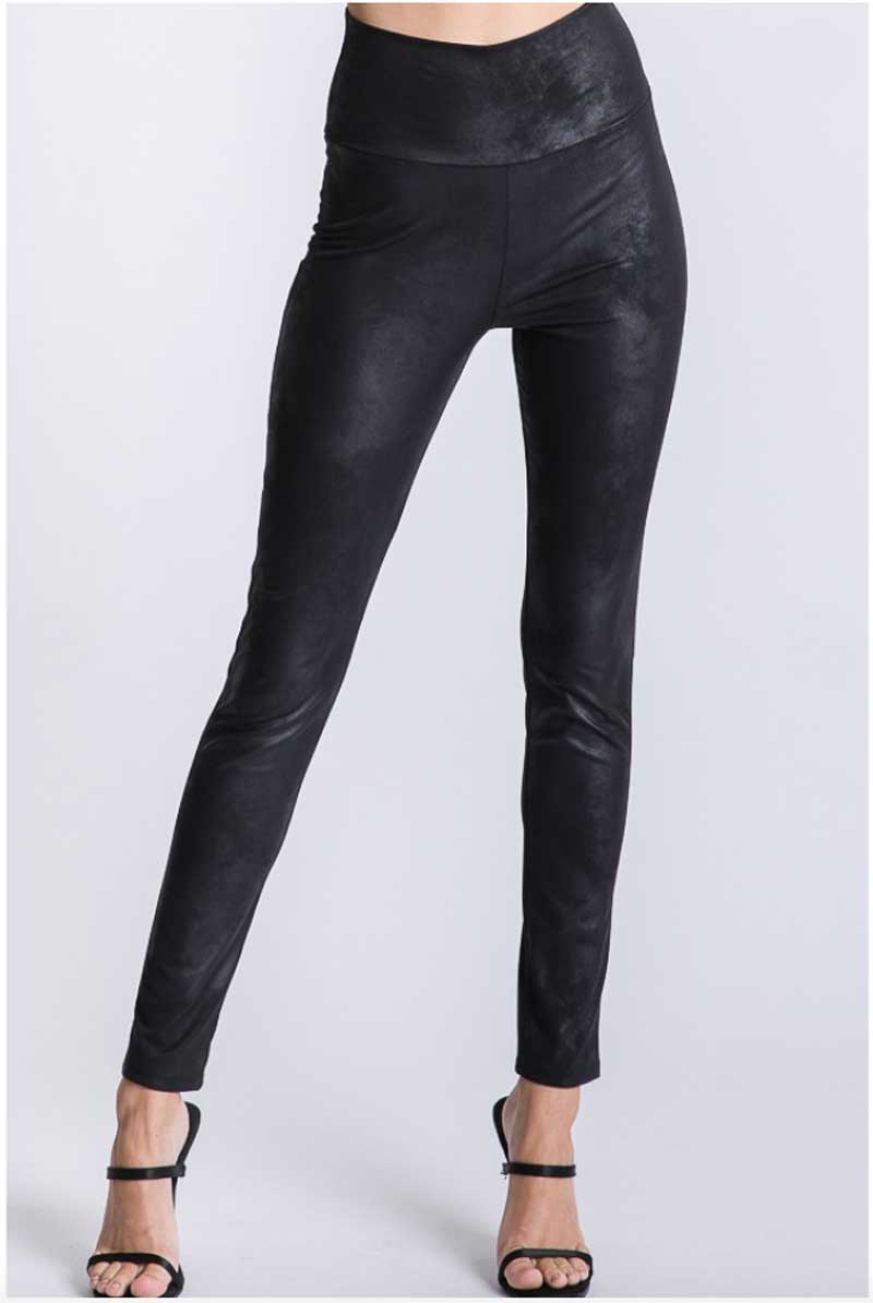 Faux Leather High Waisted Skinny Leggings black front | MILK MONEY milkmoney.co | cute clothes for women. womens online clothing. trendy online clothing stores. womens casual clothing online. trendy clothes online. trendy women's clothing online. ladies online clothing stores. trendy women's clothing stores. cute female clothes.
