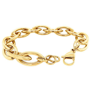 Luxe Link Chain Bracelet Gold - Back - MILK MONEY