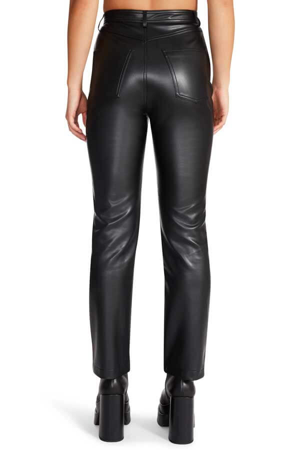 Steve Madden Josie Pant black back | MILK MONEY milkmoney.co | cute clothes for women. womens online clothing. trendy online clothing stores. womens casual clothing online. trendy clothes online. trendy women's clothing online. ladies online clothing stores. trendy women's clothing stores. cute female clothes.