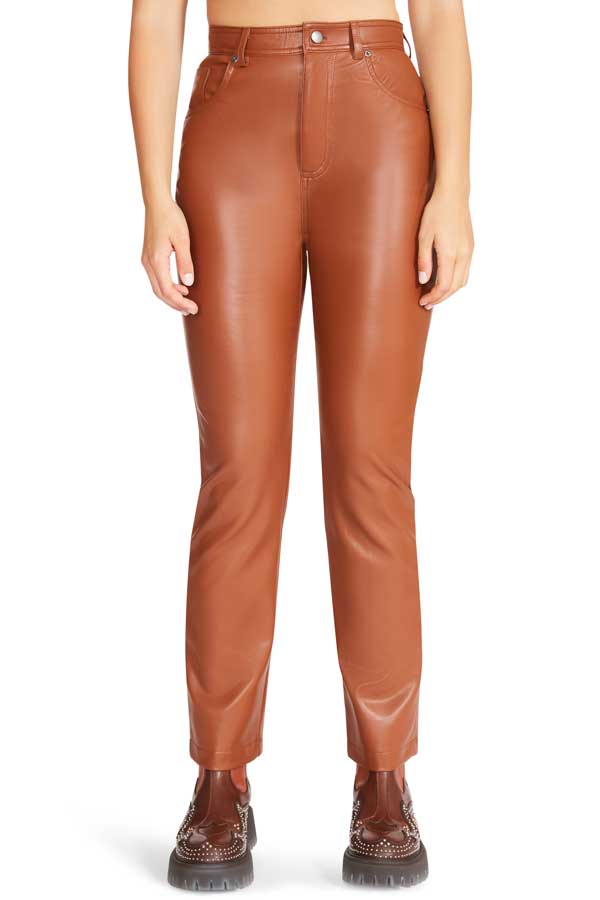 Steve Madden Josie Pant brown front | MILK MONEY milkmoney.co | cute clothes for women. womens online clothing. trendy online clothing stores. womens casual clothing online. trendy clothes online. trendy women's clothing online. ladies online clothing stores. trendy women's clothing stores. cute female clothes.