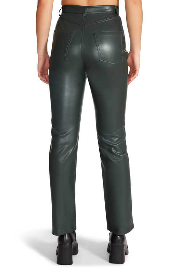 Steve Madden Josie Pant green back | MILK MONEY milkmoney.co | cute clothes for women. womens online clothing. trendy online clothing stores. womens casual clothing online. trendy clothes online. trendy women's clothing online. ladies online clothing stores. trendy women's clothing stores. cute female clothes.