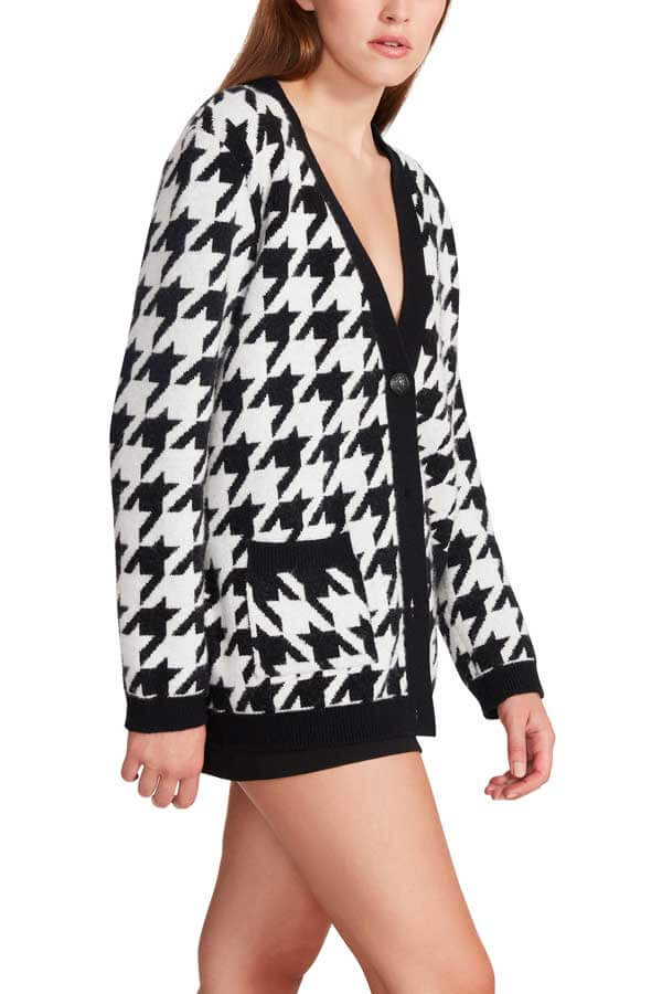 Steve Madden Marina Cardigan white side | MILK MONEY milkmoney.co | cute sweaters for women. cute knit sweaters. cute pullover sweaters