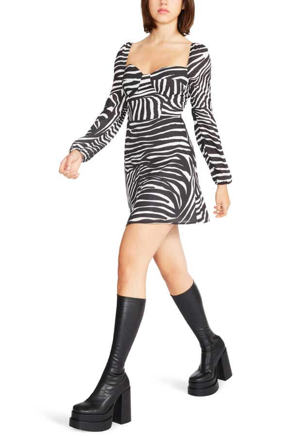 Steve Madden Nicole Dress white side | MILK MONEY milkmoney.co | cute clothes for women. womens online clothing. trendy online clothing stores. womens casual clothing online. trendy clothes online. trendy women's clothing online. ladies online clothing stores. trendy women's clothing stores. cute female clothes.