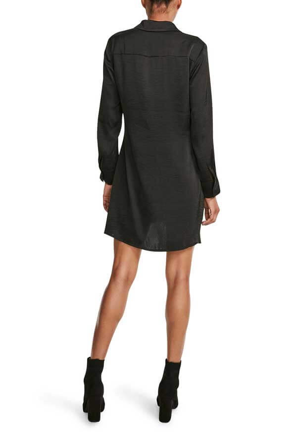Steve Madden Tie Curious Dress black back | MILK MONEY milkmoney.co | cute clothes for women. womens online clothing. trendy online clothing stores. womens casual clothing online. trendy clothes online. trendy women's clothing online. ladies online clothing stores. trendy women's clothing stores. cute female clothes.