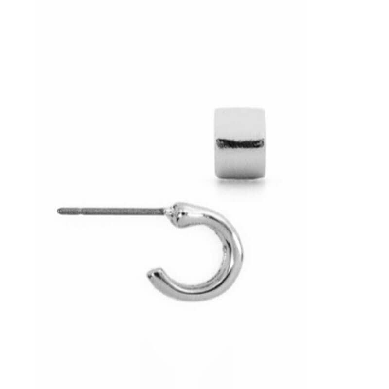 Wallie Flat Hoop silver MILK MONEY