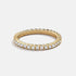 Women's Everyday Crown Bezel Layering Ring gold front | MILK MONEY | milkmoney.co