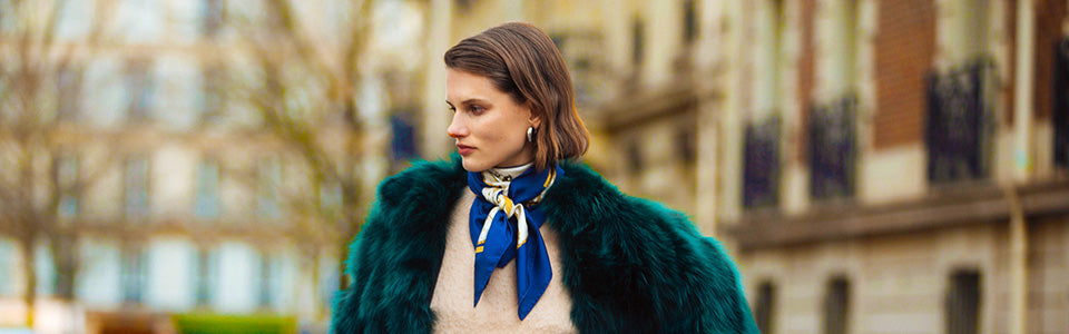 Four Ways To Incorporate A Silk Scarf Into Your Look