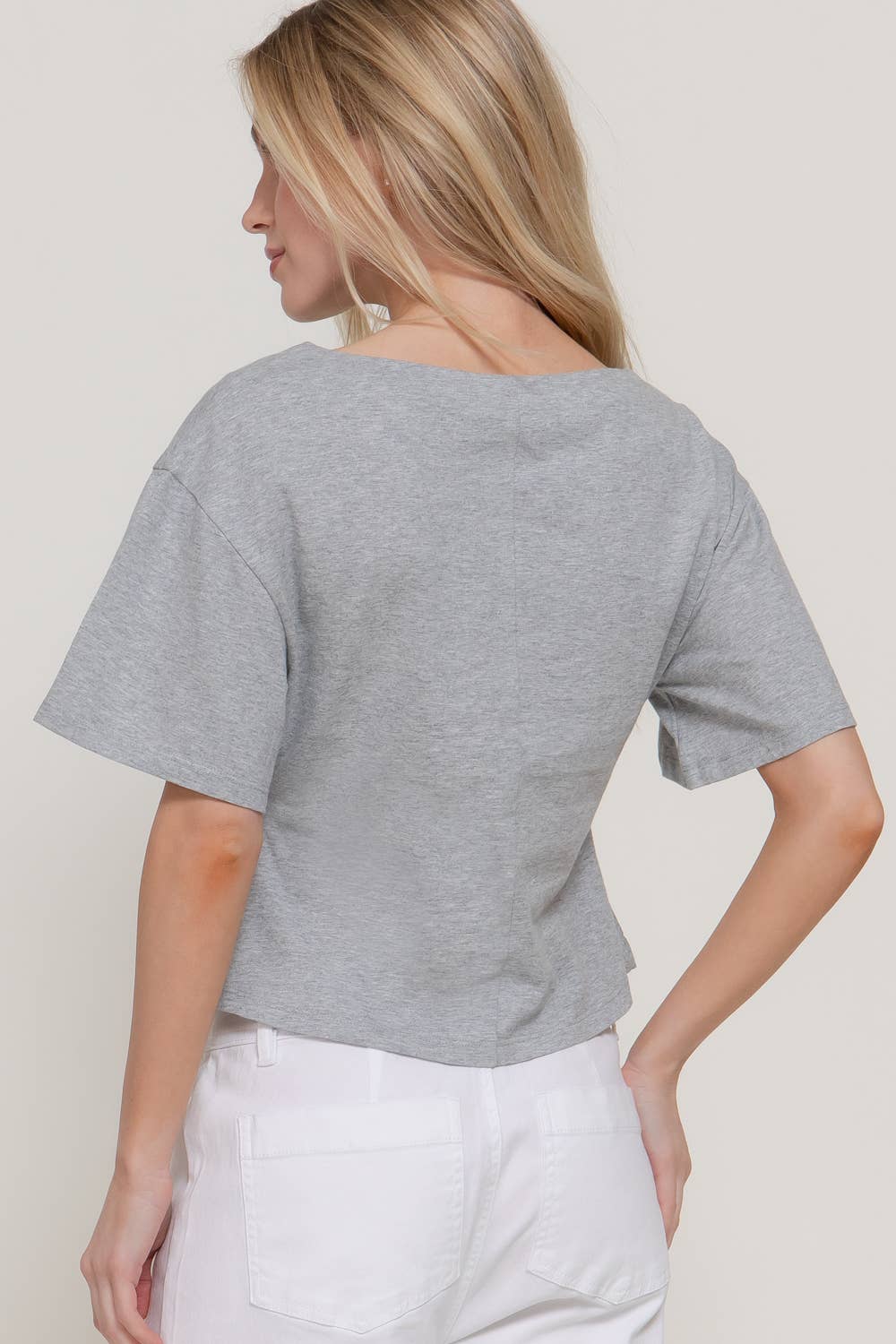 Boat Neck Cotton Top