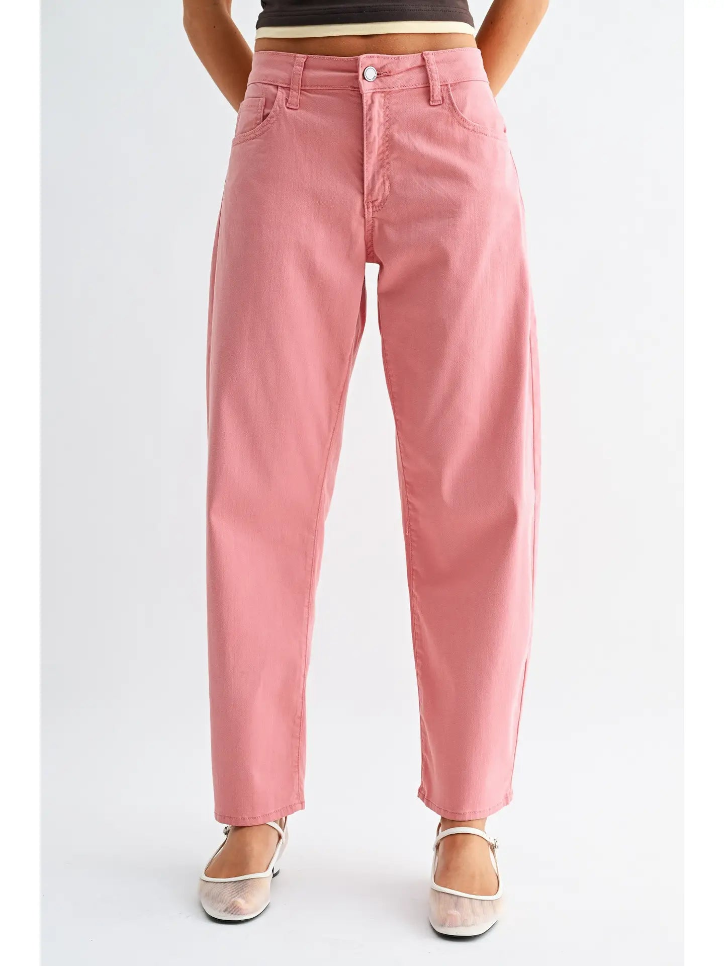 JBD Stretch Twill Comfort Barrel Jean