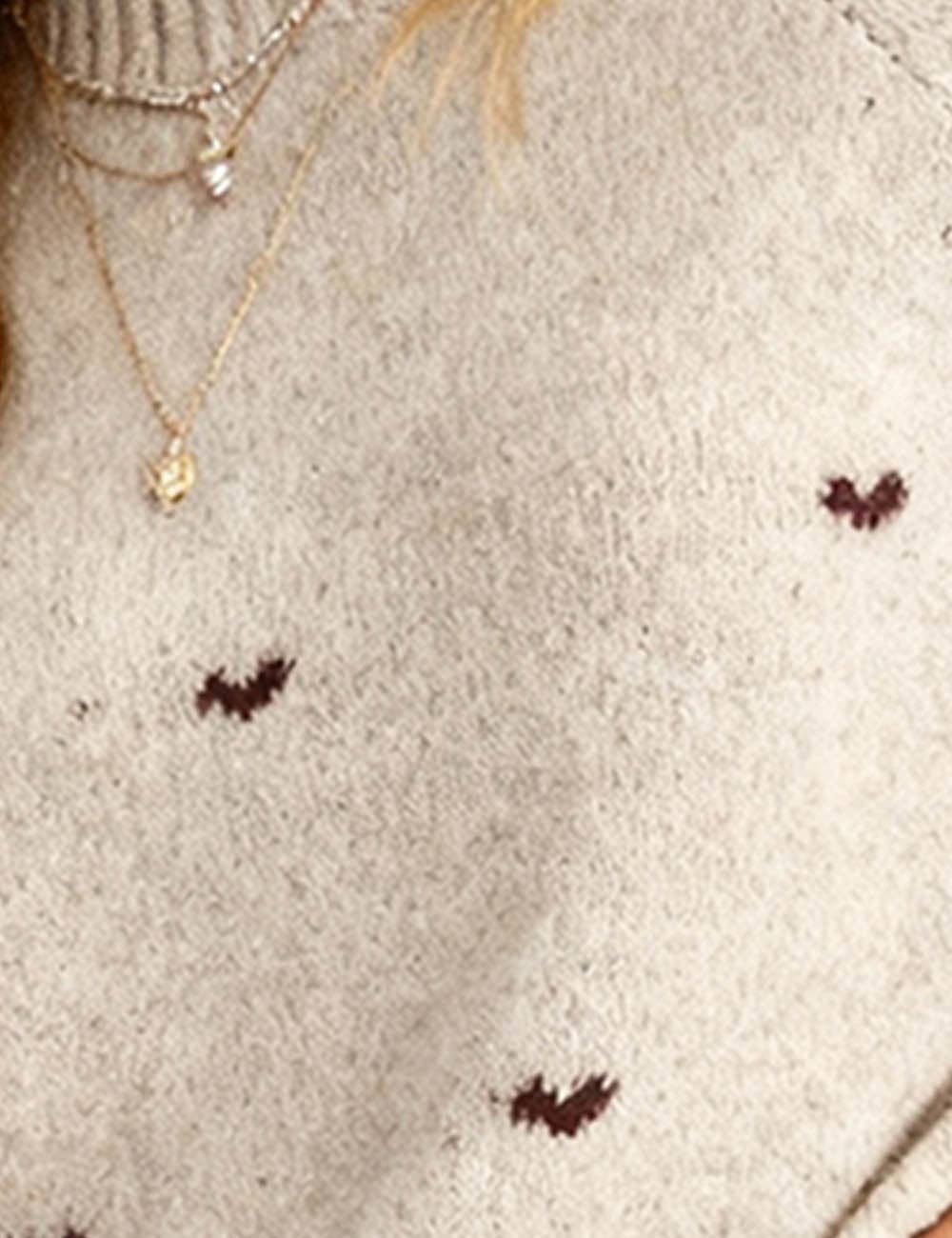 Oatmeal Heart Sweater