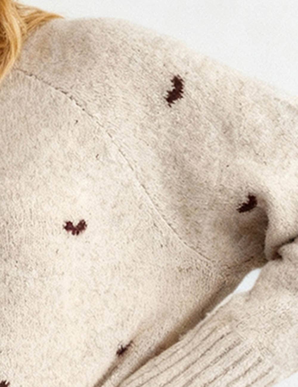 Oatmeal Heart Sweater