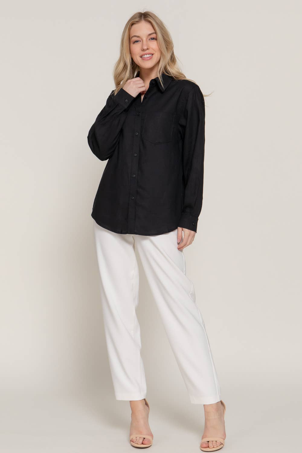 Long Sleeve Linen Shirt
