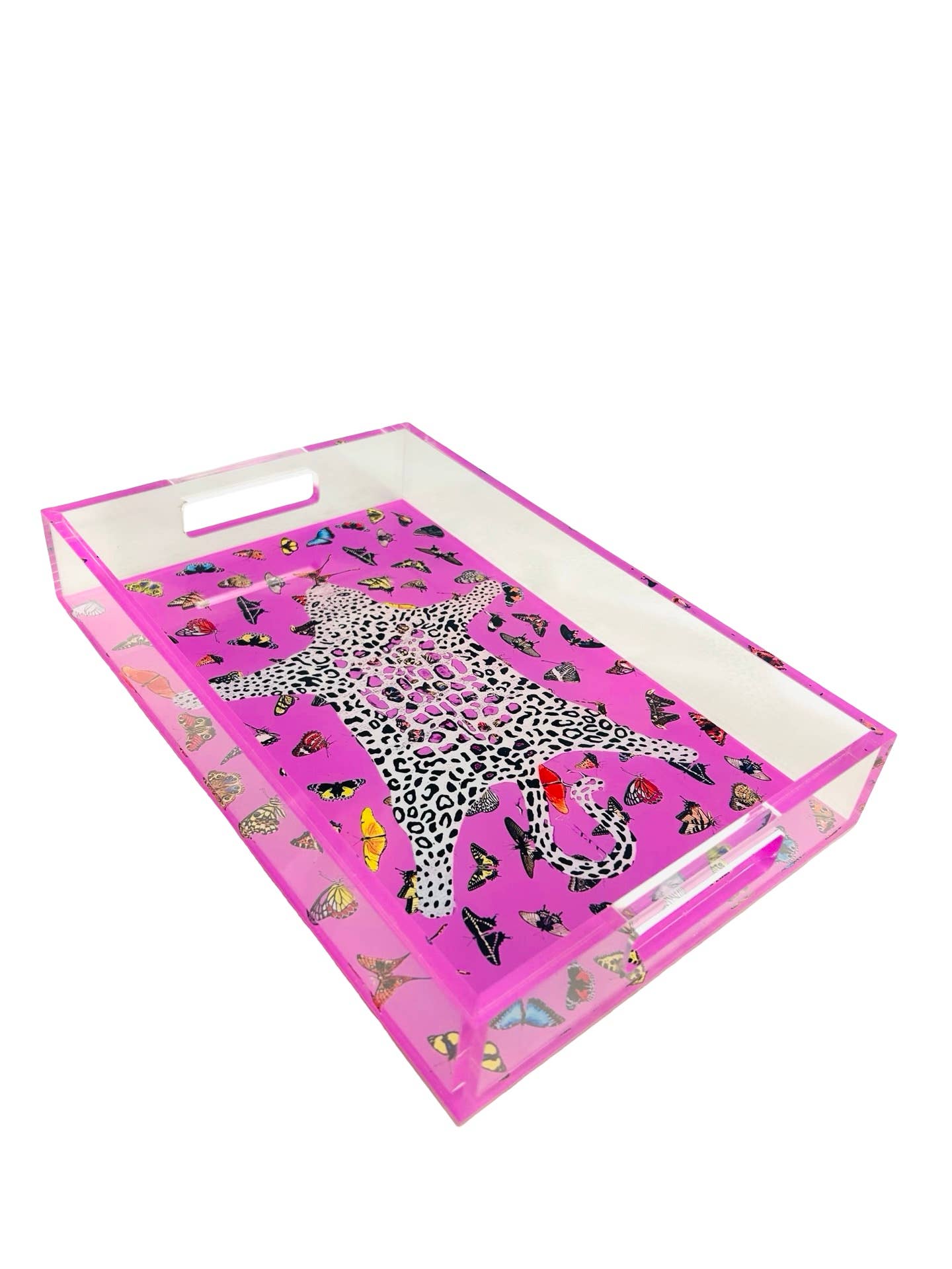 Vanity Tray: Pink Tiger