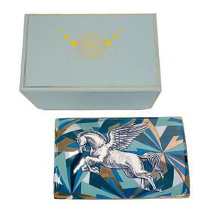 Pegasus Ceramic Trinket Box  front blue| MILK MONEY milkmoney.co | 	Home decor online, Modern home decor, Luxury home furnishings, Best home decor, Home accessories for sale, Living room furniture sets, Kitchen decor ideas, Wall art for home, Bathroom accessories, Vintage home decor, Minimalist home decor
