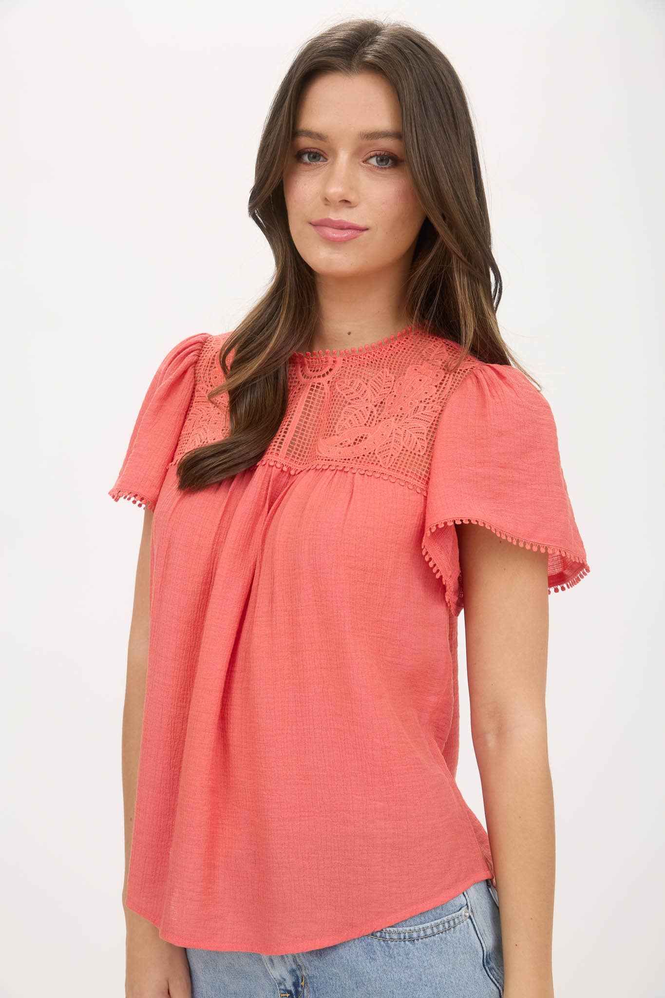 Sheer Lace Blouse
