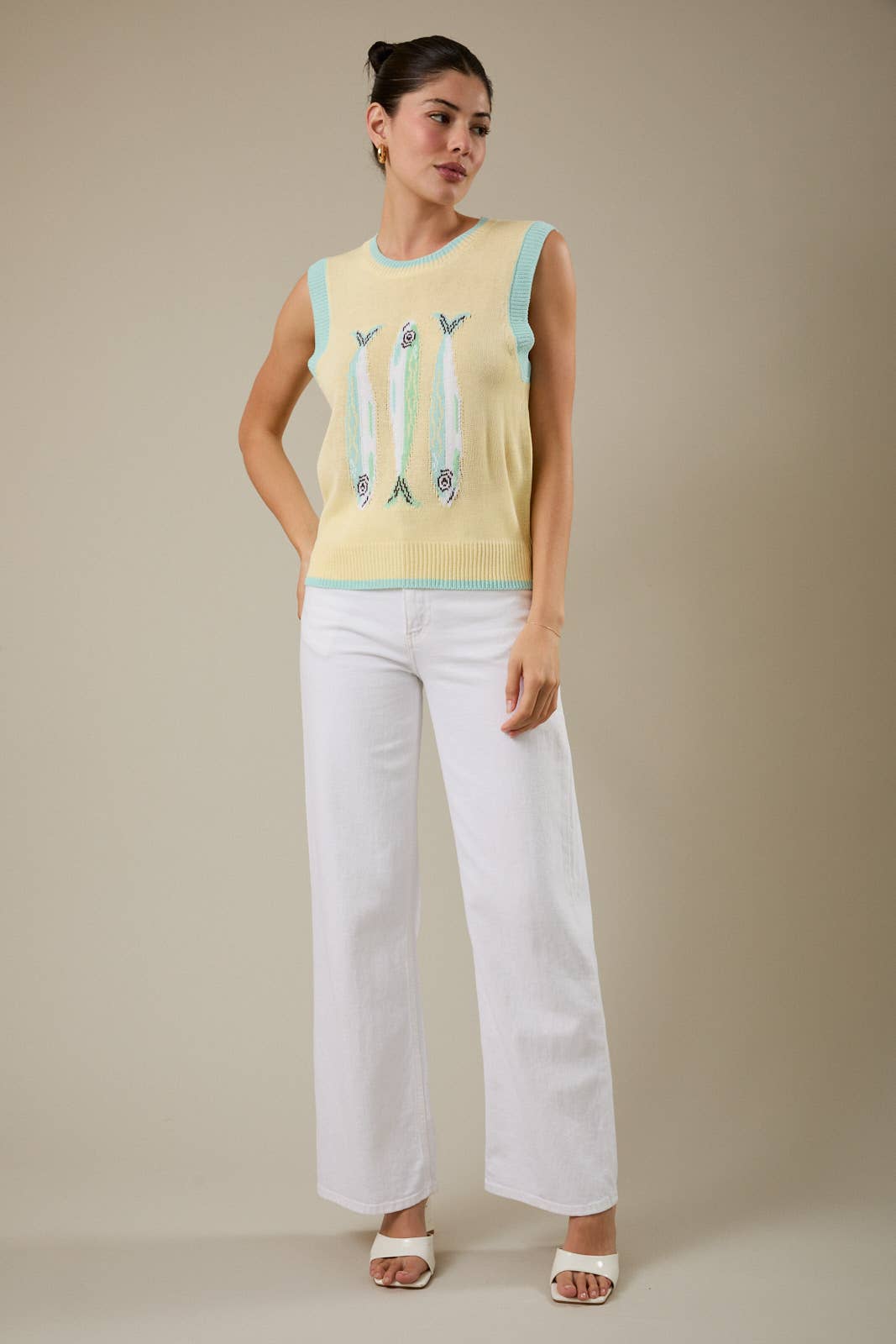 Sardine Sleeveless Sweater