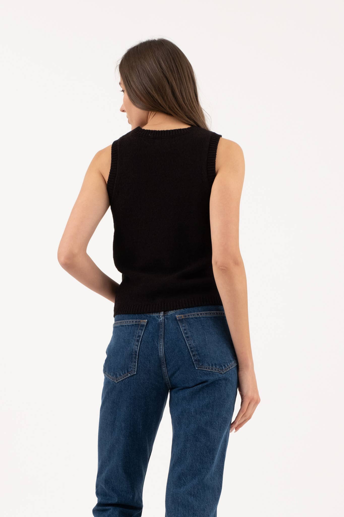 Knit Pullover Sweater Tank