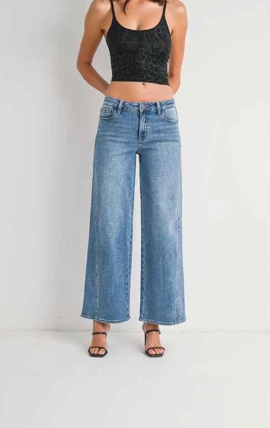 JBD Seamed Wide Leg Jean