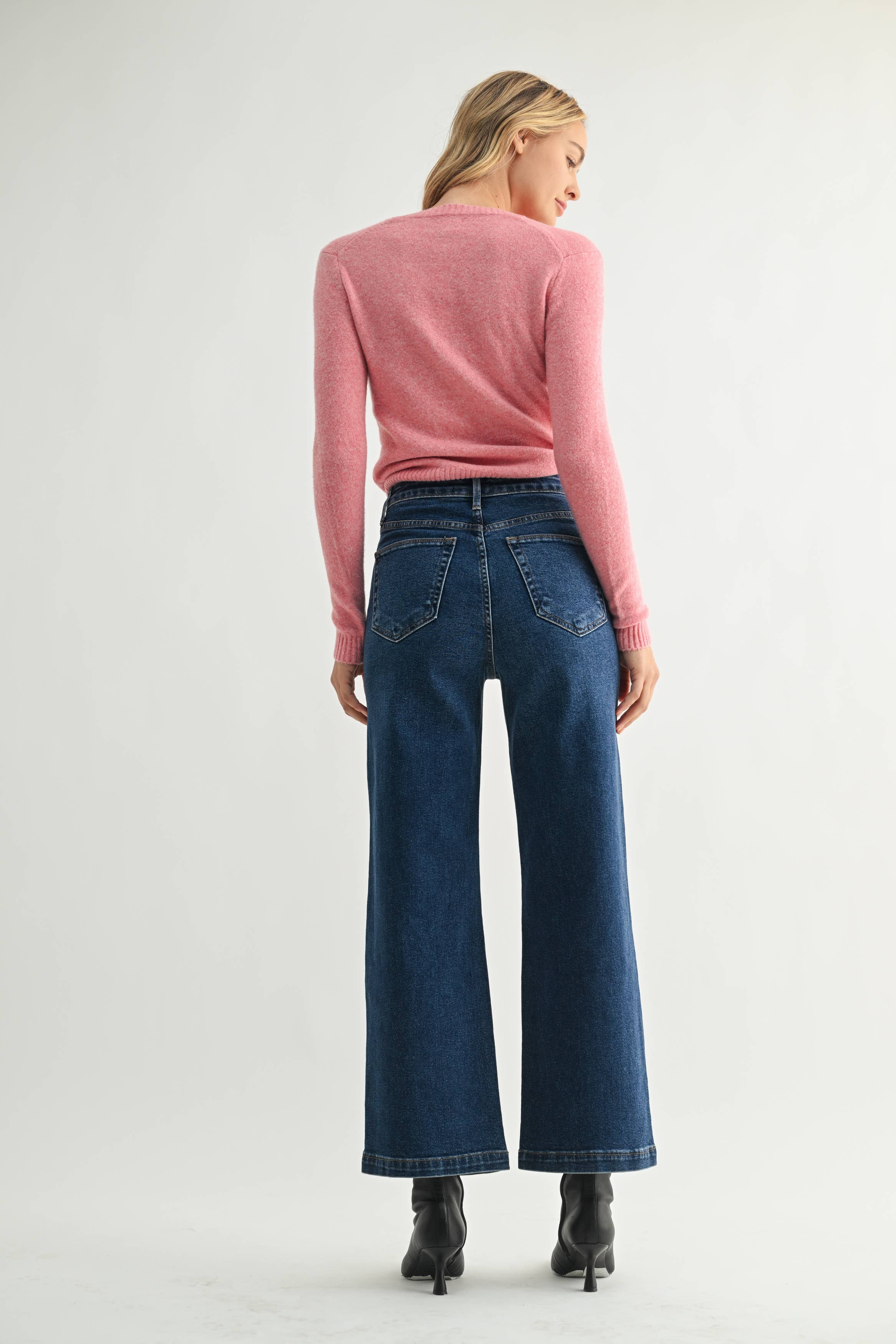 JBD Patch Pocket Wide Leg Jean