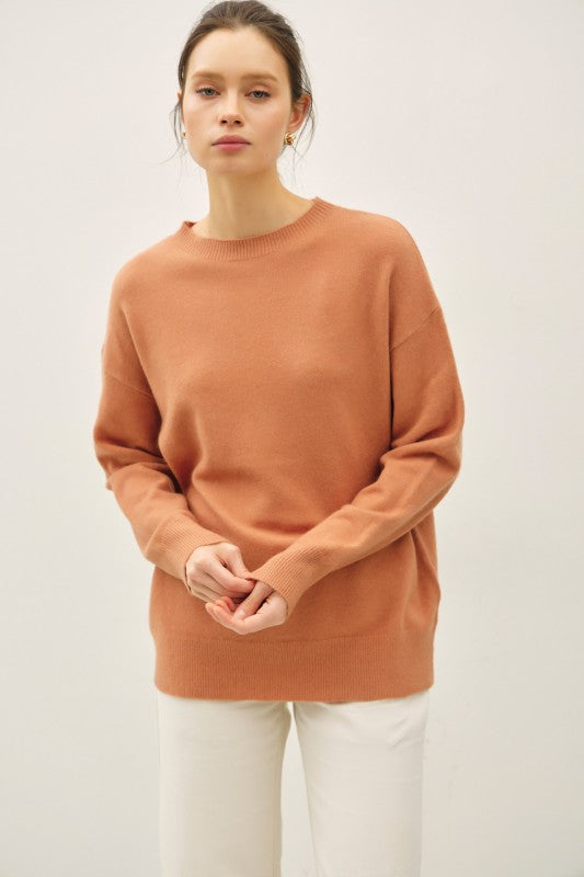 Wool Blend Ultra-Soft Crewneck Sweater