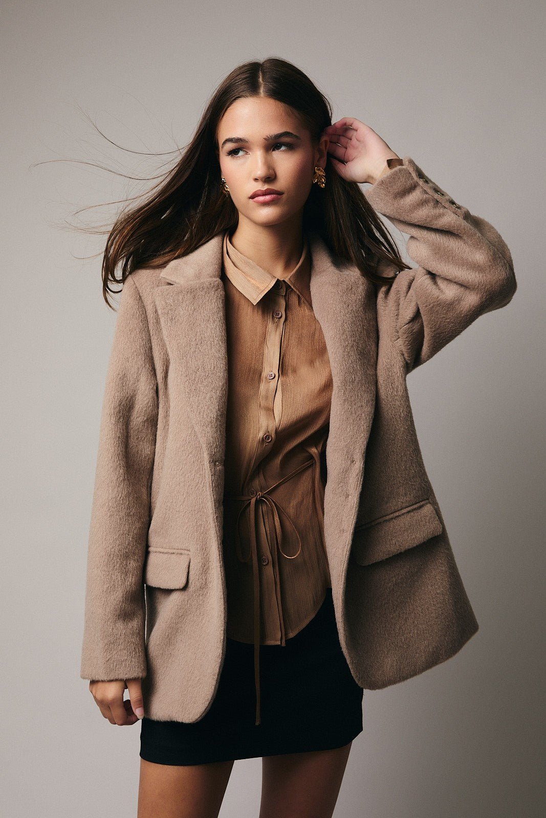 Soft Tailored Oversized Blazer