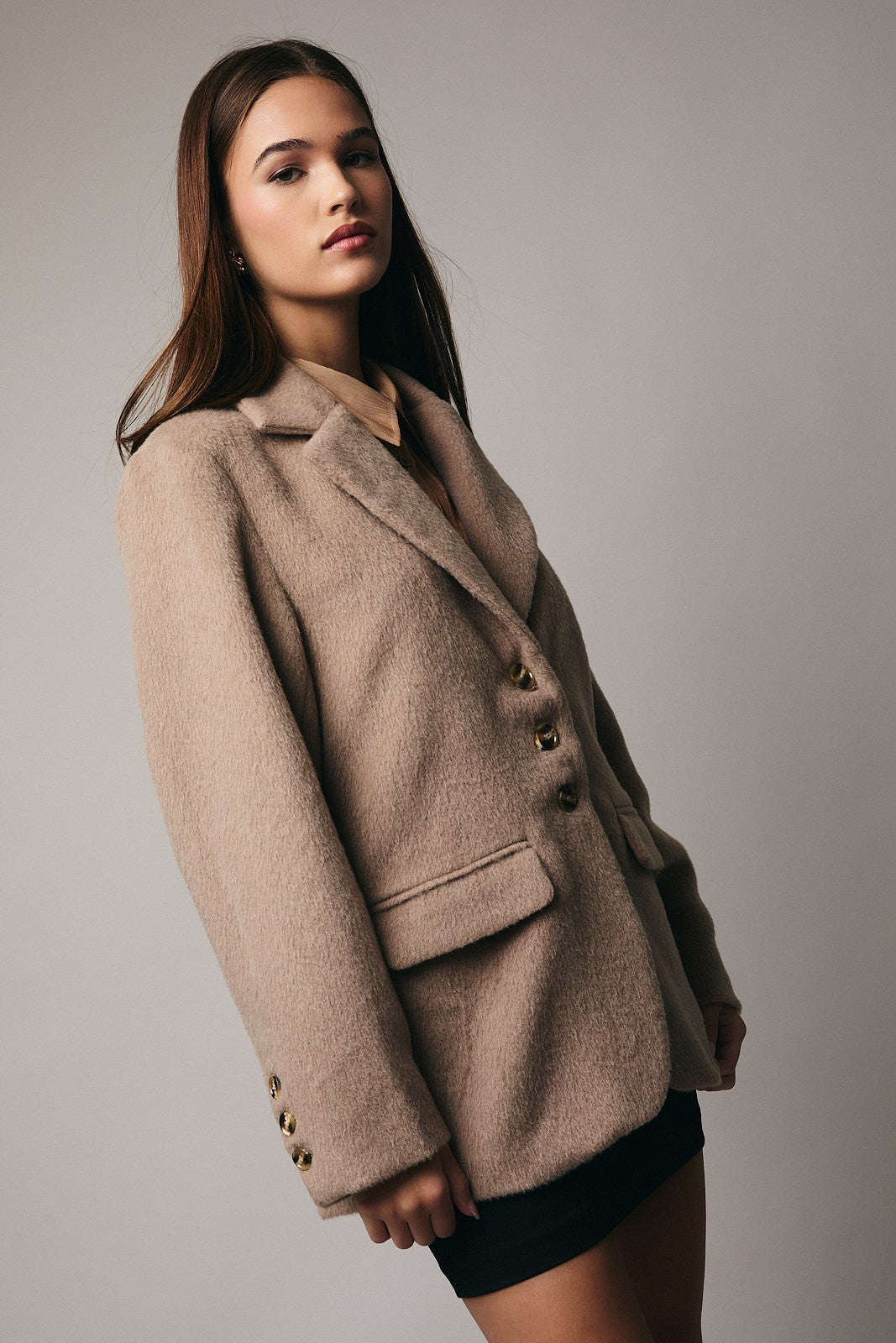 Soft Tailored Oversized Blazer
